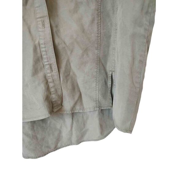 Vineyard Vines Women's Size 6 Sage Green Oversized Long Sleeve Button Down Shirt - Picture 6 of 10